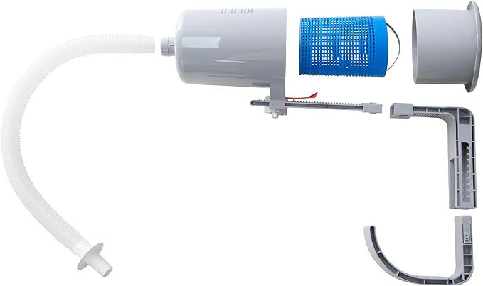 DIMAR GARDEN Pool Skimmer Basket Above Ground Pool Skimmer Wall Mount Surface Skimmer for Swimming Pool, Hang on Pool Skimmer with Hose and Adapter