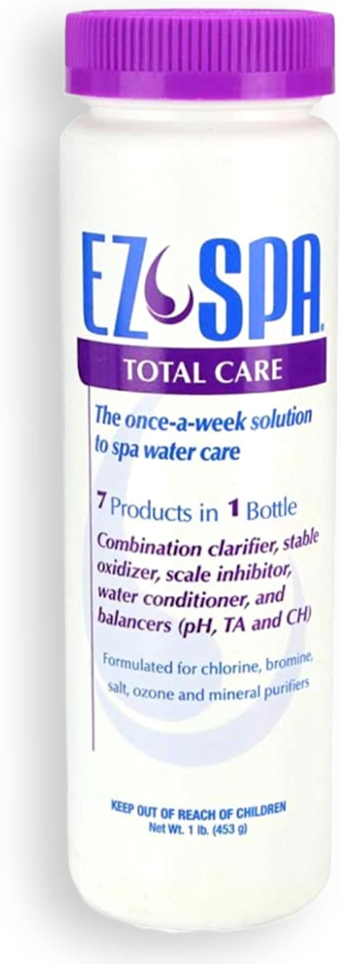 EZ Spa Hot Tub Care Bundle, 1lb EZ Spa Total Care and 2 Premium Scum Star Sponge for Effective Cleaning and Care