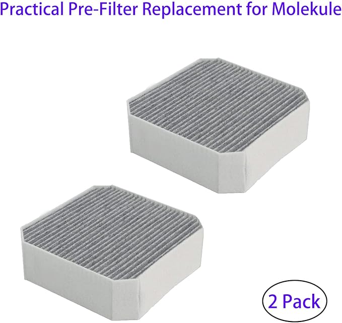 3 Pack Replacement Filters Set for Molekule Air Purifier, Include 1 Pack PECO-Filter and 2 Pack Pre-Filter