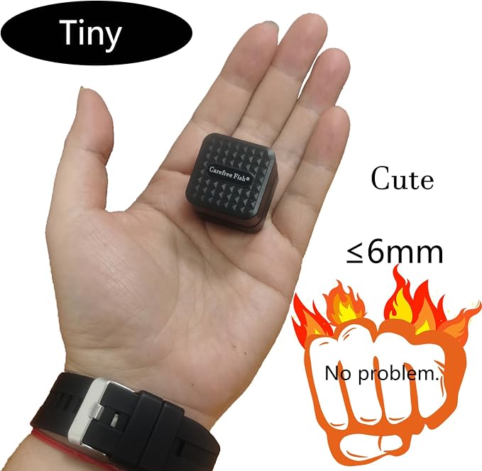 Carefree Fish Aquarium Mini Magnetic Cleaner for Glass Fish Tank Tiny Algae Scraper Not Floating