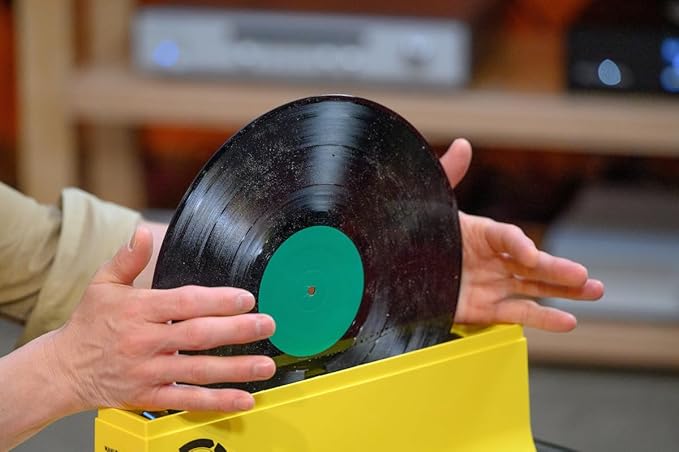 Spin-Clean Record Washer Kit | Vinyl Record Cleaner | Record Cleaning Kit | Alcohol-Free Solution | Snap-in Rollers | Wedge-Fit Brushes | 2 Lint-Free Drying Cloths | Perfect for 33, 48 & 78 RPM