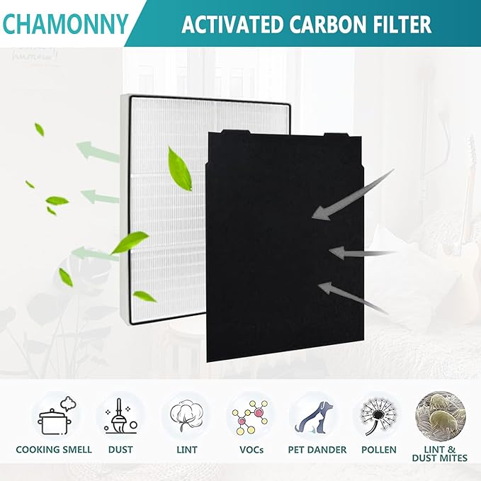 AP510 & AP450 Filter Replacement, Compatible with Whirlpool Whispure 1183054K 8171434K AP450 AP510 AP300 AP350 WP500 WP1000 Air Purifier (2 HEPA Filter +8 Pre-filter)