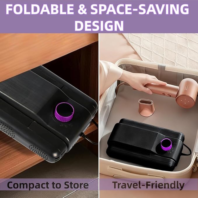 Shoe Dryer with Warm Air, Portable Boot Dryer Deodorizer for Sneakers | Warm air drying for shoes, helps reduce moisture and odor, portable design for home and travel, quiet operation for daily use