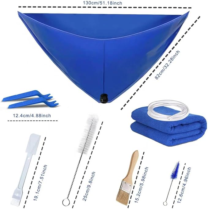 10pcs Split Air Conditioner Cleaning Cover Mini Split Cleaning Kit,Mini Split Cleaning Bag for Home Air Conditioning Units