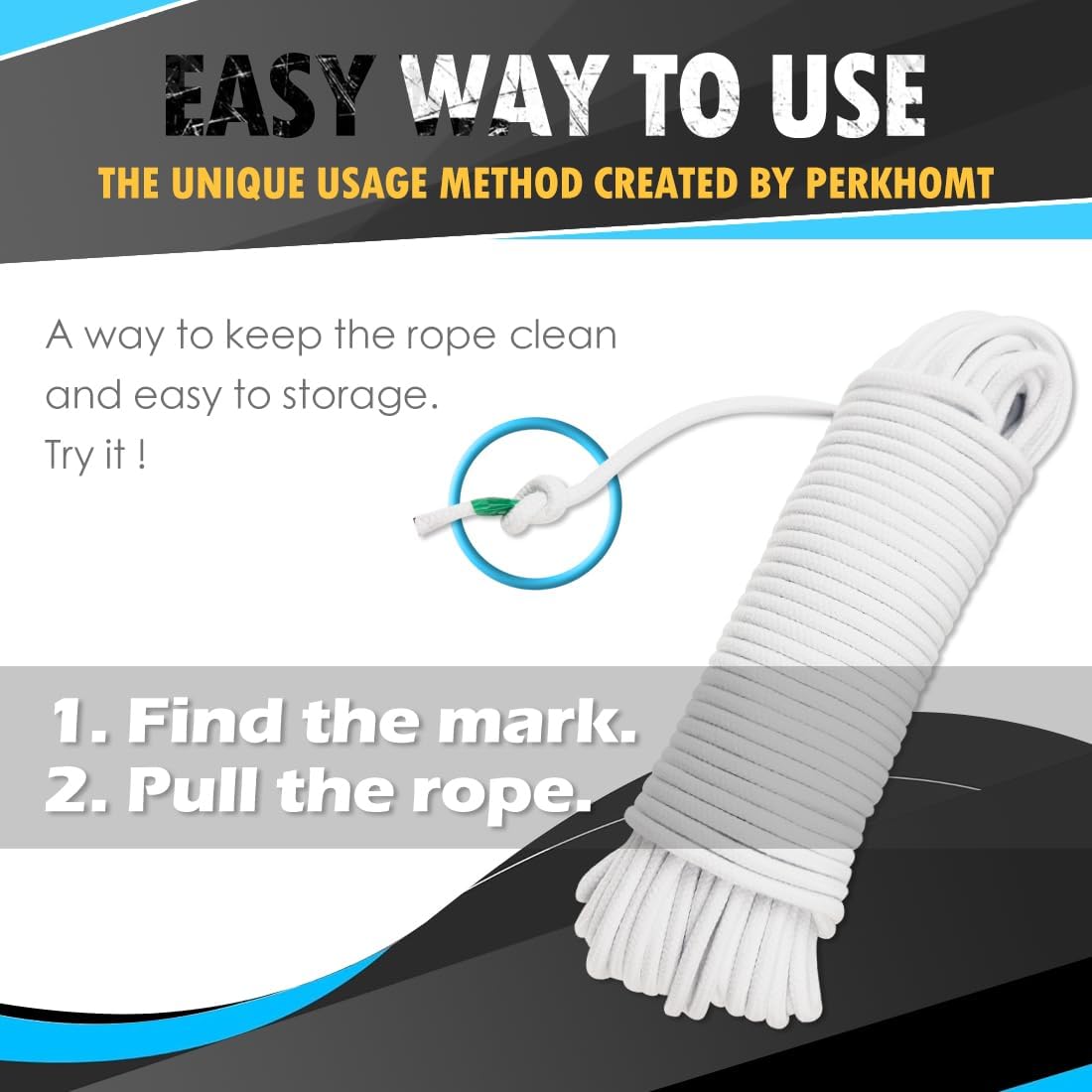 PerkHomy Cotton Rope 3/16" (5mm) 100 ft Multi Purpose Utility Diamond Braided Cord, Natural Cotton for Clothes Line Camping Crafting Flag Pole, Pink