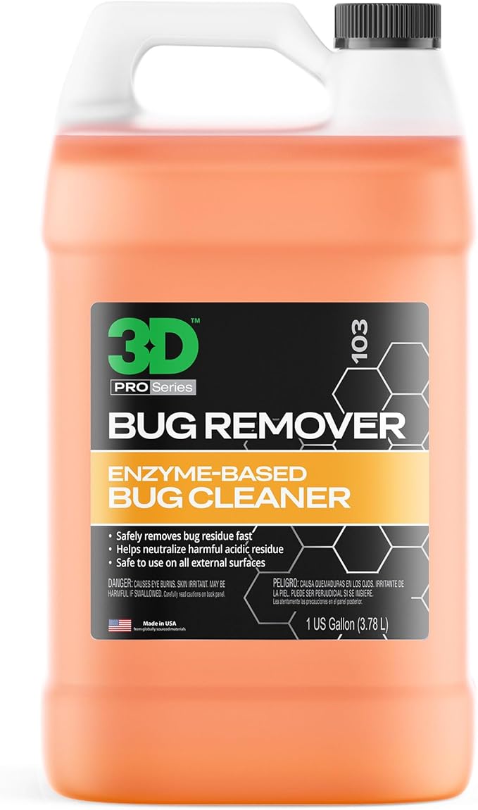 3D Bug Remover Gallon & 150 Wipes Bundle – Powerful Bug & Tar Removal for Large-Scale Cleaning & On-the-Go