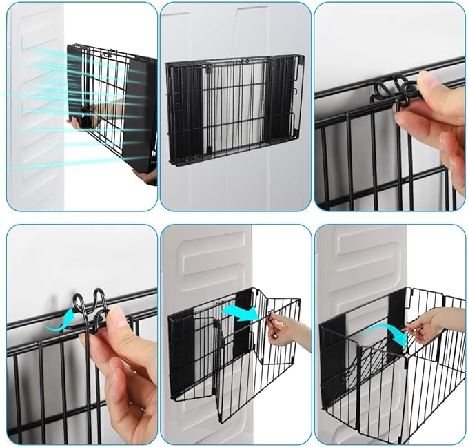 Picowe Extra Large Dryer Ball Organizer Magnetic Storage Bin, Foldable Magnetic Dryer Ball Holder for Laundry Room Organization and Storage to Hold 4-6 Dryer Balls, Without Balls (Black,L)