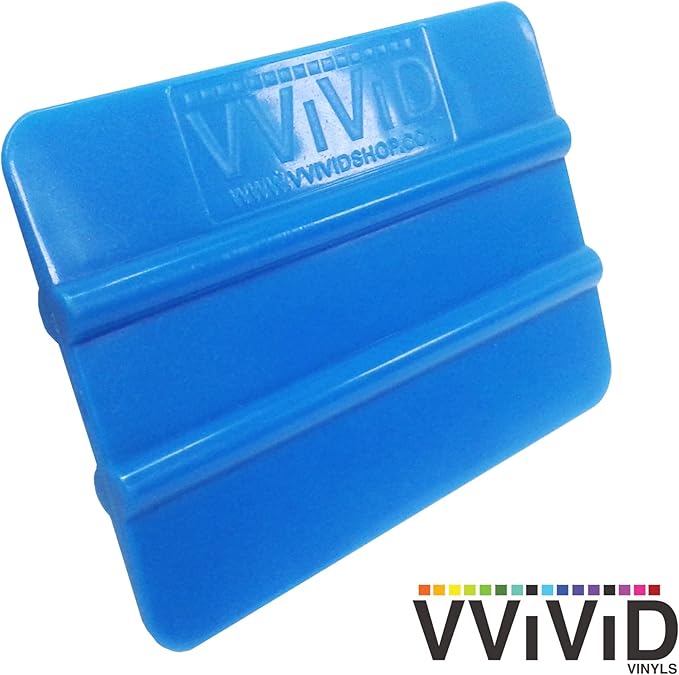 VViViD Blue Handheld Vinyl Wrap Applicator Squeegee