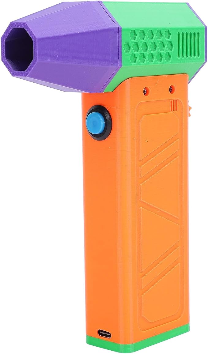 Electric Air Duster Turbo Fan Portable for Keyboard Car Home | 140,000 RPM brushless motor. 62m/s max airflow. Dual 4000mAh batteries. USB-C fast charging. Lightweight 300g. Multi-purpose