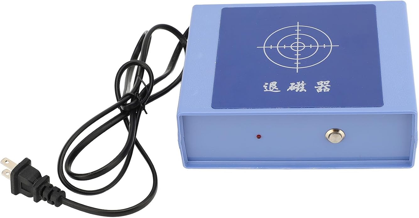 Watch Demagnetizer Tool for Mechanical and Quartz Watches Professional Electrical Demagnetizing Device for Wristwatches with US Plug Easy to Use Portable Watch Degausser for Accurate Timekeeping