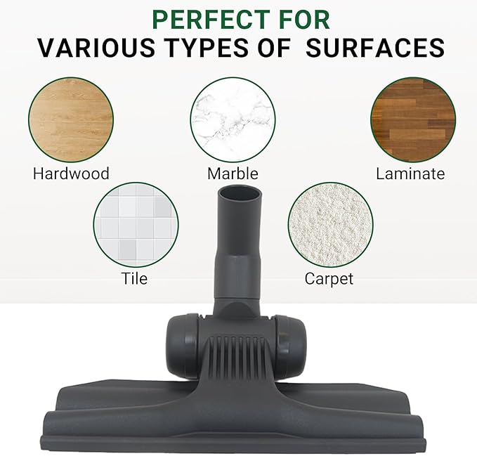 EZ SPARES Ultra-Thin 2cm Vacuum Brush Head – 1.25 Inch (32mm) Universal Replacement for Cleaning Under Bed & Furniture, Compatible with Hoover, Bissell, Eureka, Royal, Dirt Devil, Rainbow