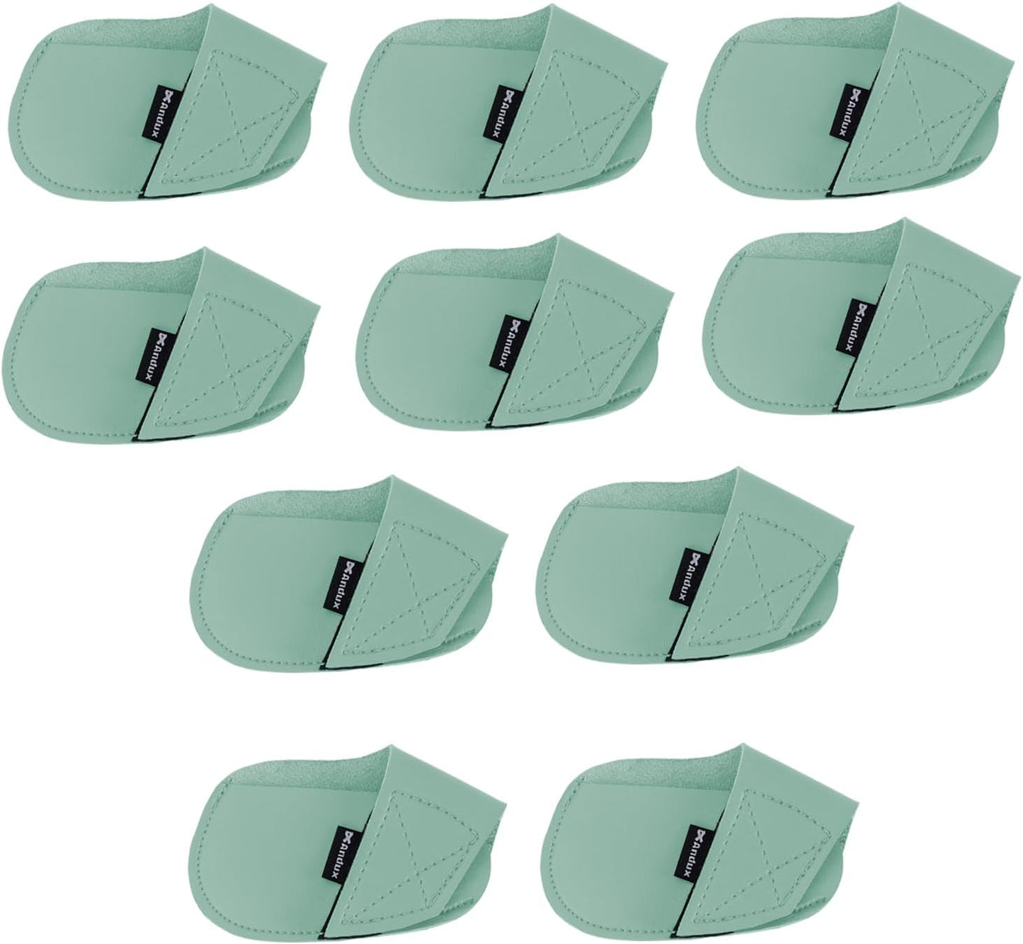 Andux 10Pack PU Golf Irons Club Head Covers Pouch Holder MT/PU03