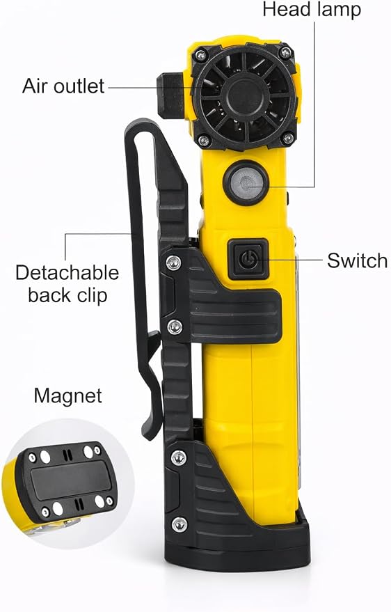 Air On Demand (AOD): Electric Air Duster/Violent Fan/Professional Portable Handheld Mini Fan Super Power Turbo Fan/Compressed Air Duster 200000 RPM 8000mAh