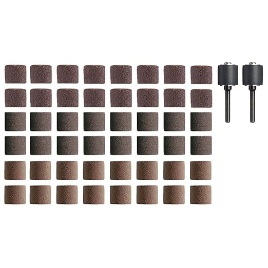 Dremel 771B-01 1/2 in. 60, 120 & 240 Grit Sanding Band Variety Kit