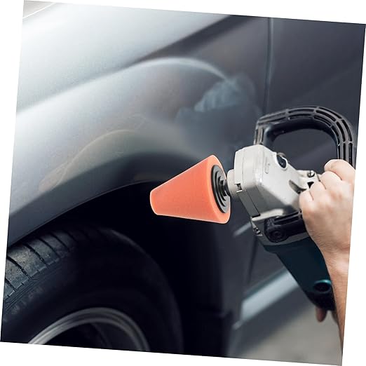 4pcs Car Wheel Polishing Sponge Pad Buffing Attachment for Drill Shaped Design for Detailing Easy Handling