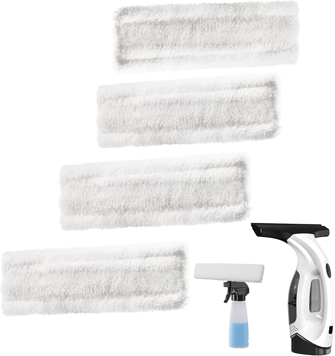 Window Vacuum Squeegee Cordless, Electric Window Cleaner Tool with 2000Pa Suction, 2200mAh Rechargeable Battery, 150mL Detachable Tank, 11-Inch Blade for Windows, Shower Doors, Mirrors