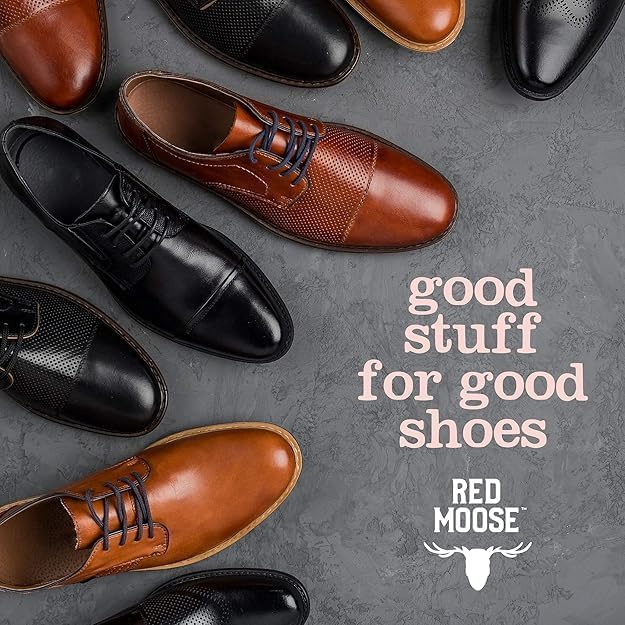 RED MOOSE Boots and Shoe Cream - Shoe Polish Kit for Leather - Shoes Shine - Made in the USA