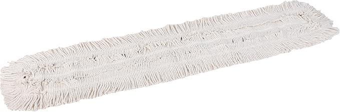 Restaurantware-MOP HEAD ONLY: Clean Tek Professional 48 x 5 Inch Dry Mop Head, 1 For Dusting - Frame Sold Separately, Disposable, Cotton, For Home And Commercial Use