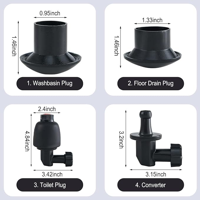 High Pressure Air Drain Blaster, Drain Plunger Equipped with 360° Rotating Elbow/Base High-Pressure Air Plunger Kit for Unclogging Toilets/Sinks/Bathtubs/Floor Drains
