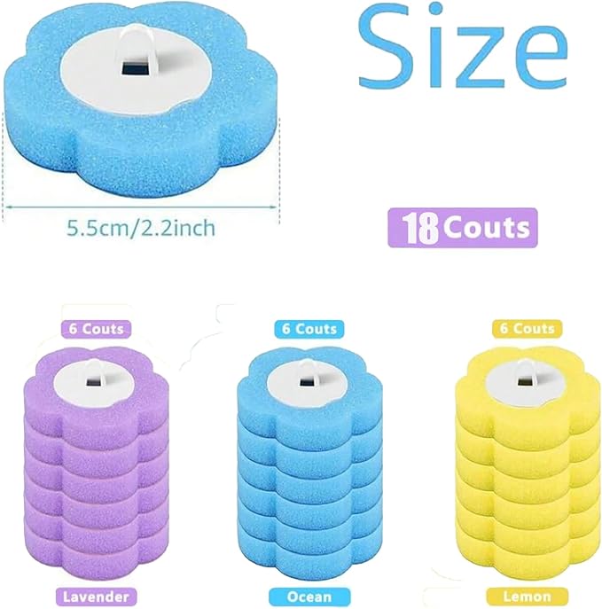 Disposable Brush with Holder & Refill Heads - Hygienic Sanitary Toilet Cleaner for Easy Cleaning, Streak-Free Fresh Bathroom, No Mess Disposable Toilet Bowl Cleaner Wand (1, Grey)