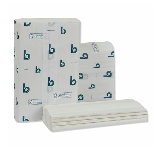 Boardwalk Structured Multifold Towels, 1-Ply, 9 x 9.5, White, 250/Pack, 16 Packs/Carton
