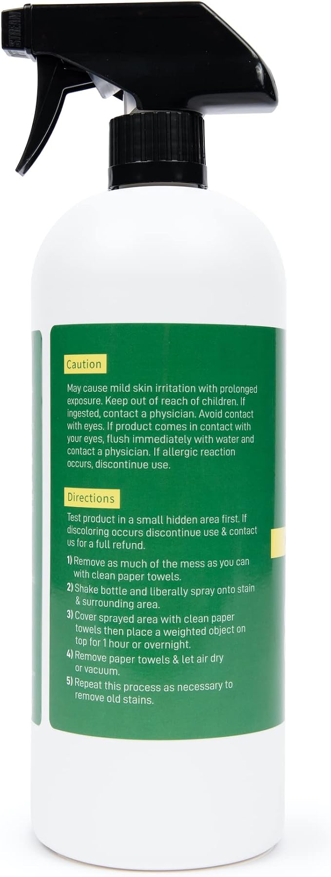 | Pet Enzymatic Stain & Odor Eliminator for Strong Odors Around the Home - Carpet Cleaner for Dog & Cat Urine - 32oz Spray (Pack of 2)