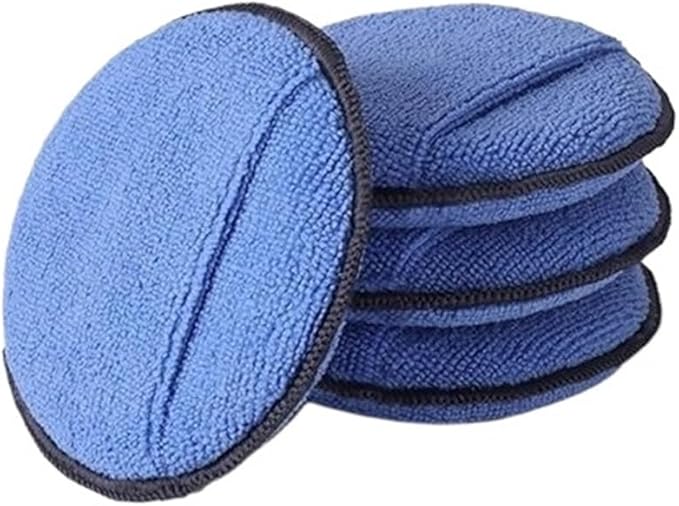 Compatible for Resilience Microfiber Car Wax Applicator Pads 18-Pack with Finger Pocket, Lint-Free