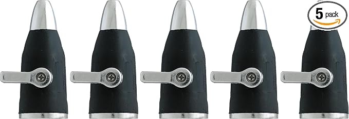 5-Pack Hose-End Zinc Sweeper Nozzle with Shut Off