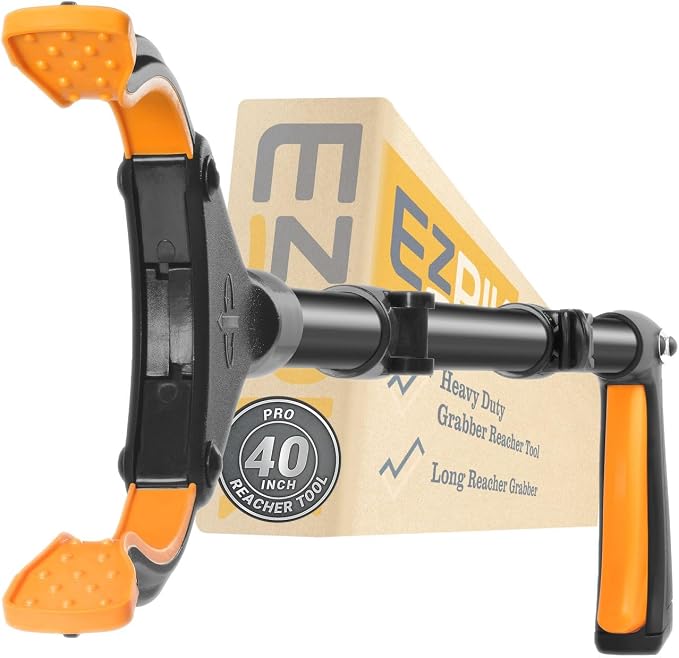 EZPIK Pro 40" Extended Grabber Reacher Tool for Elderly, Trash Hand Grabber Pickup Sticks for Seniors, Foldable Gripper Claw Pickup Tool, Hand Extension Magnetic Folding Tongs