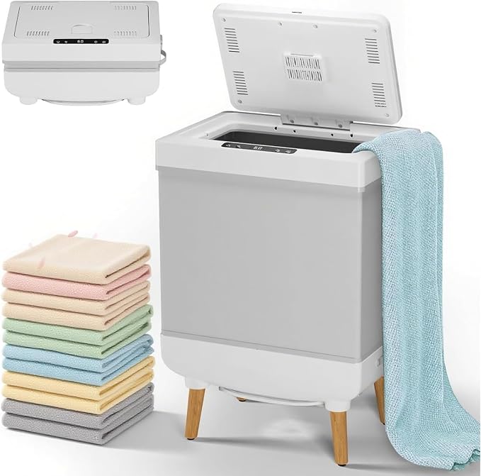 Foldable Towel Drying Barrel, High-Temperature Silver Paste Cloth, with Supporting Feet