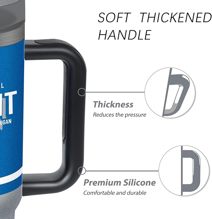Tumbler 30oz Straight Skinny Portable Handle Car Cups With Anti slip Sleeve Straw Dust Cover, Sports Travel, Stainless Steel Insulated Gifts for Men Women Fans