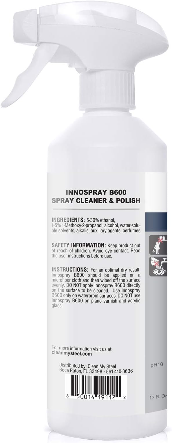 CLEAN MY STEEL Stainless Steel Cleaner and Polish 17oz