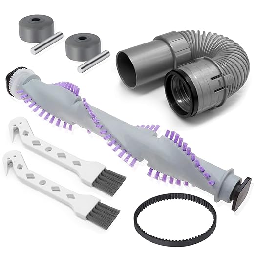 JEDELEOS Floor Nozzle Hose 193FFJ and Brush Roll 117FFJ for Shark Navigator NV350,NV351,NV352,NV355,NV356,NV356E,NV357,NV42,NV22,UV440 Lift-Away Upright Vacuum Bundle