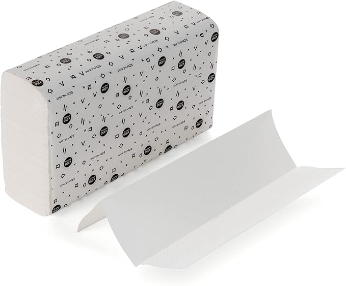 EZ-Pull Premium 1ply MULTIFOLD Paper Towels, FSC certified Recycled/White, 250 Sheets x 16 pk, P1F3L