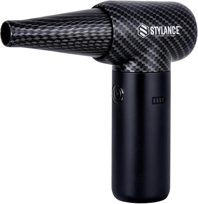 Mini Compressed Air Duster, Electric Air Duster, Mini Blower Jet Dry Blower for Computer, Barber Salon, Keyboard, Car, Home, Outdoor Cleaning (Grey)