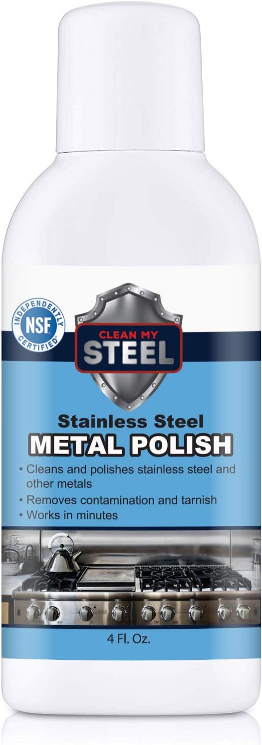 CLEAN MY STEEL Stainless Steel Metal Polish 4oz