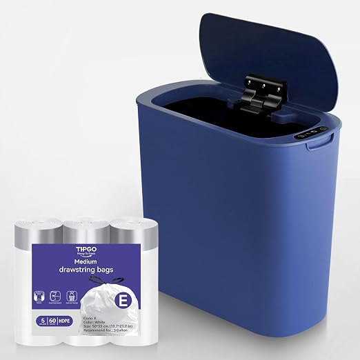 5 Gallon Trash Can with Trash Bags Drawstring