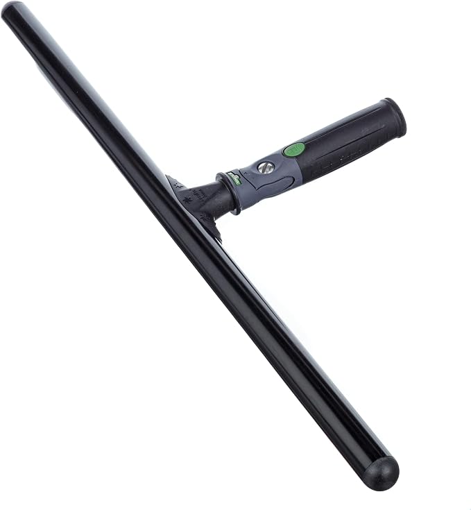 Unger Commercial 22" Swivel T-Bar Window Washer Handle – Lightweight Aluminum with 7-Position Adjustable Head for Hard-to-Reach Areas NI550