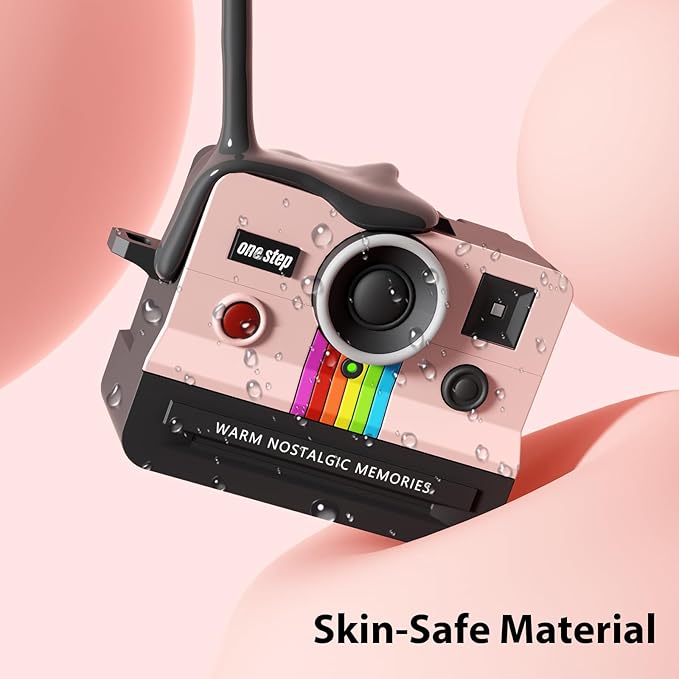 VISOOM Retro Case for AirPods Pro 2 Case Cute Cover Women,Pink Airpod Pro Cases Silicone Air iPods Pro 2 1 Generation Case with Cleaner Kit Compatible with Apple Airpods Pro 2nd 1st Gen