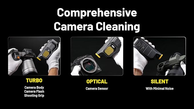 Nitecore BB21 Portable Air Blower for Cameras, Computers and Electronics, Fast Charging USB Rechargeable, 30,000 RPM Electric Compressed Air Duster with Organizer