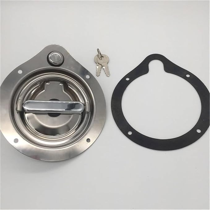 MS200 Stainless Steel Flush D-Ring Locking Handle with D Ring Latch