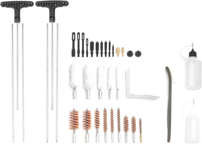 Gun Cleaning Kit Universal Gun Cleaner for Shotgun, Pistol, Rifle, All Guns with Lightweight Carrying Case