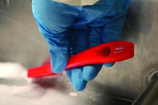 1/2 in W Detail Brush, Stiff, 5 1/2 in L Handle, 2 in L Brush, Red, Plastic, 8 in L Overall - 1 Each