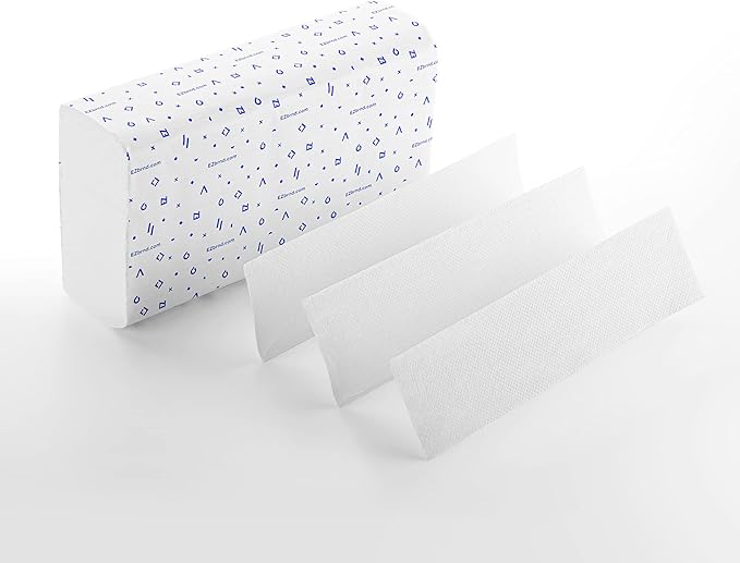 EZbrnd Ultra Deluxe 2ply+ MULTIFOLD Paper Towels, White, 15 pk x 120 Sheets, P2F5-UD (Large Sheet)