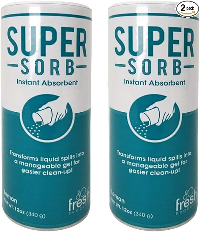Fresh Products Super Sorb Instant Absorbent Clean Up Vomit 12 oz [Set of 2]