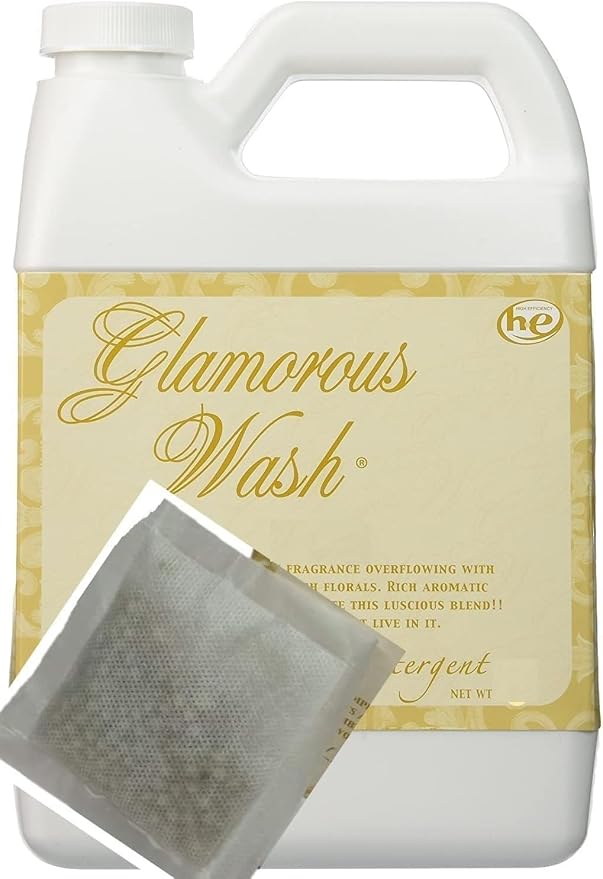 Tyler Candle Company Co Trophy Glamorous Wash 16 Fl oz w/Dryer Sachet Pouch !