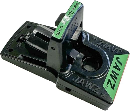 JT Eaton 409 Jawz Indoor Plastic Mouse Trap for Solid or Liquid Bait, Instant Kill Mouse Traps, No-Touch Disposal with Trap Set Indicator 24-Pack