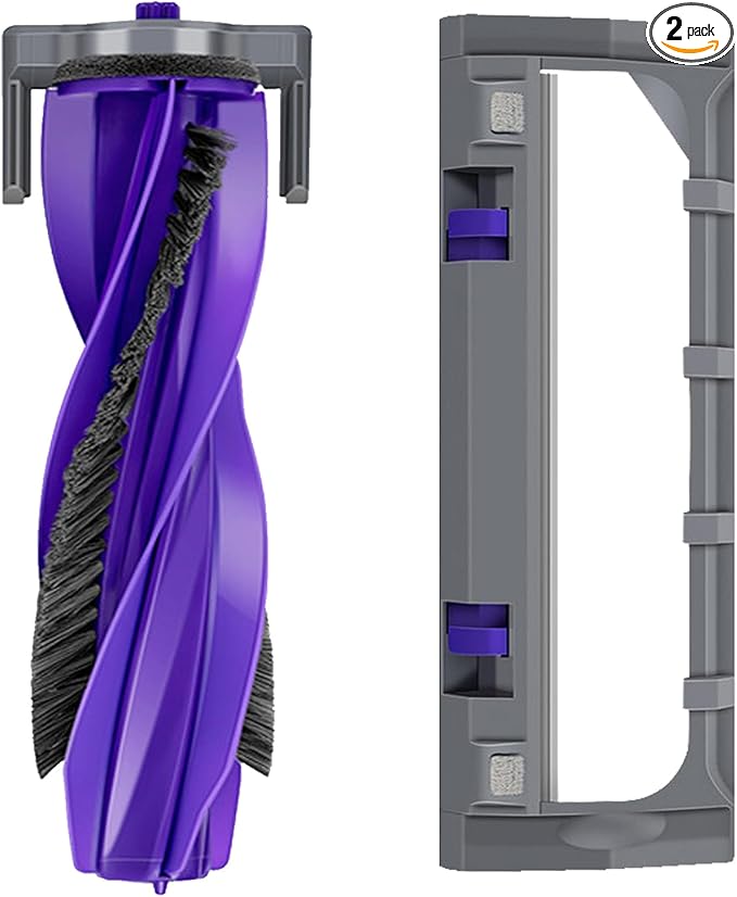 Replacement for Narwal Freo X/Z Brush Set: Replace Parts for Narwal Freo Z Ultra/X Ultra/X Plus Robot Vacuum 1 Tangle-Free Main Brush and 1 Roller Brush Cover