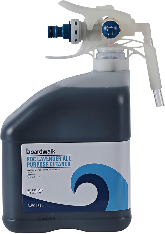 Boardwalk PDC All Purpose Cleaner, Lavender Scent, 3 Liter Bottle, 2/Carton