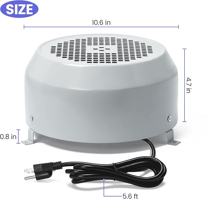 briidea Air Dryer Made by Durable Material, Suitable for Ships, RVs, Storage Rooms